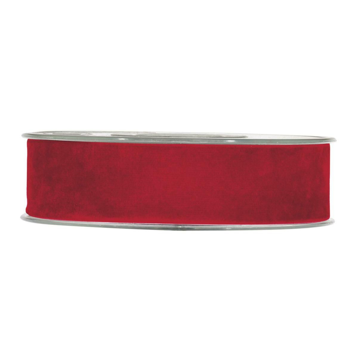 NASTRO DOPPIO VELLUTO 25MM 7MT ROSSO NASTRO DOPPIO VELLUTO 25MM 7MT ROSSO
