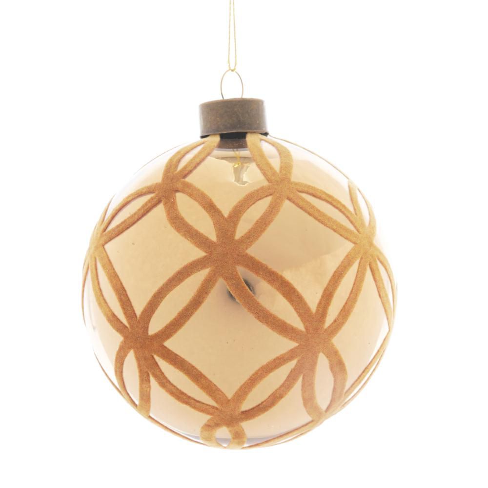 SFERA VETRO FIORE MM.100 ORO/RAME SFERA VETRO FIORE MM.100 ORO/RAME