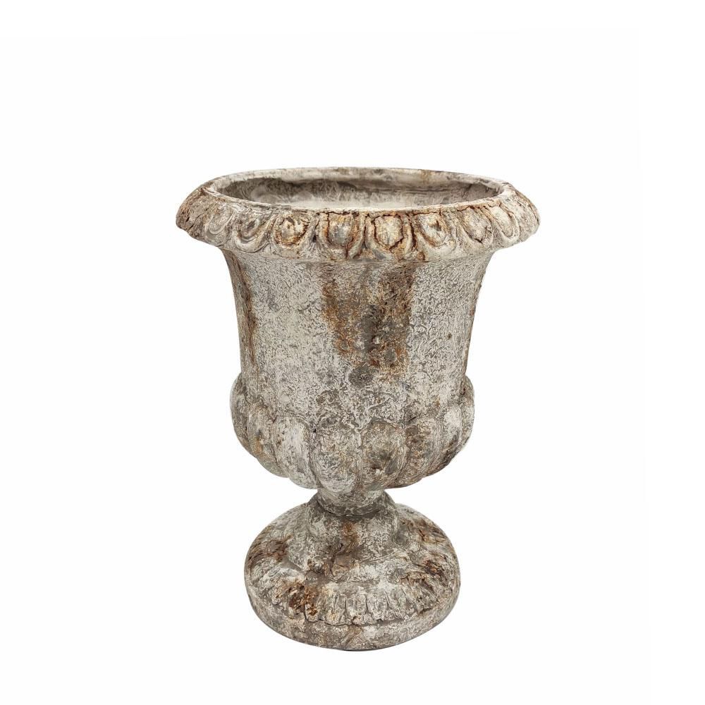 COPPA ROMANA POLIRESINAD.24,5 CM H.33 CM GRIGIO ANTICATO