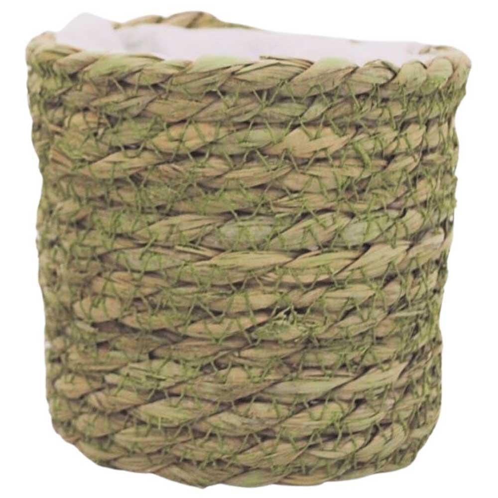 CESTO CORDA VERDE BIO D.40 CM H.38 CM NATURALE VERDE