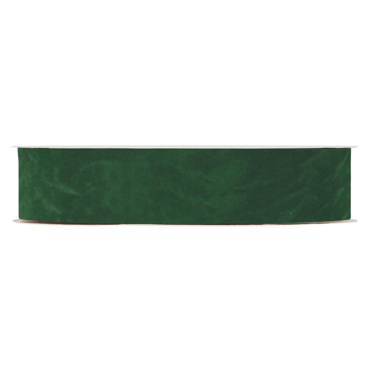 NASTRO DOPPIO VELLUTO 40MM 30MT VERDE SCURO
