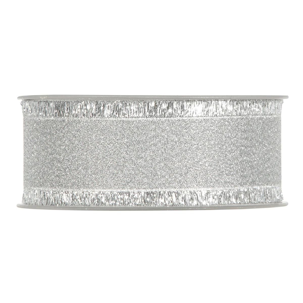 NASTRO LUREX -NEW ORLEANS- 40MM 15MT ARGENTO NASTRO LUREX -NEW ORLEANS- 40MM 15MT ARGENTO