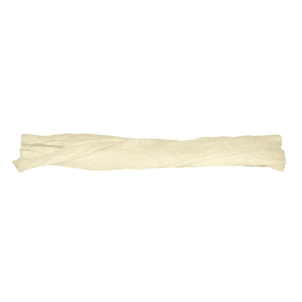 SET 5 SPEZZONI CARTA CRESPA CM 50X1,5 MT-NON WOVEN SHEETS-CREMA