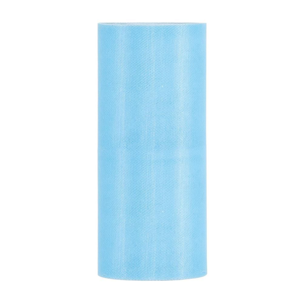 TULLE H.25 CM 100 MT BLU CHIARO TULLE H.25 CM 100 MT BLU CHIARO