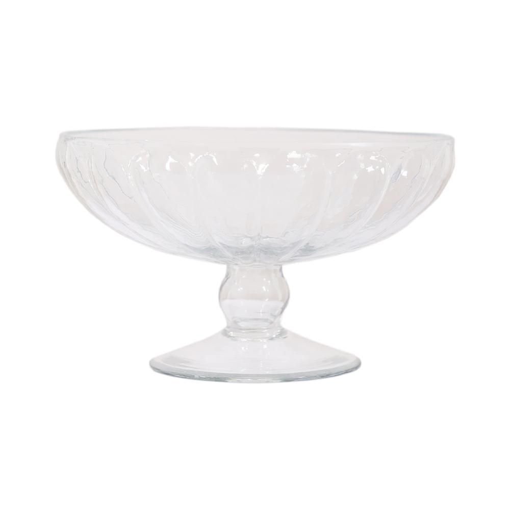 COPPA VETRO C/BASE D.18CM H.11,5 CM TRASPARENTE COPPA VETRO C/BASE D.18CM H.11,5 CM TRASPARENTE
