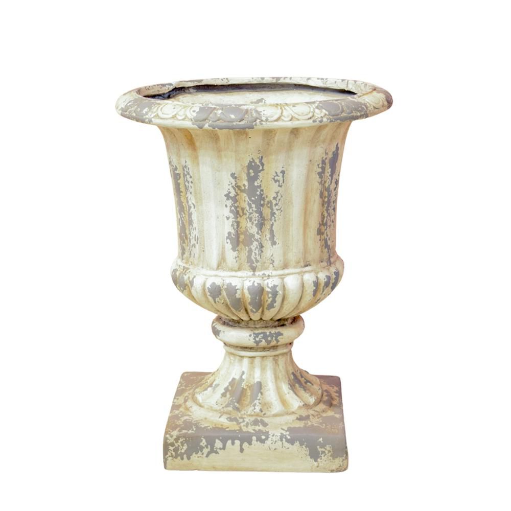 COPPA MEDICEA DECORO INPIETRA D.54 H.73 CM IMPERO GRIGIO/BIANCO COPPA MEDICEA DECORO INPIETRA D.54 H.73 CM IMPERO GRIGIO/BIANCO