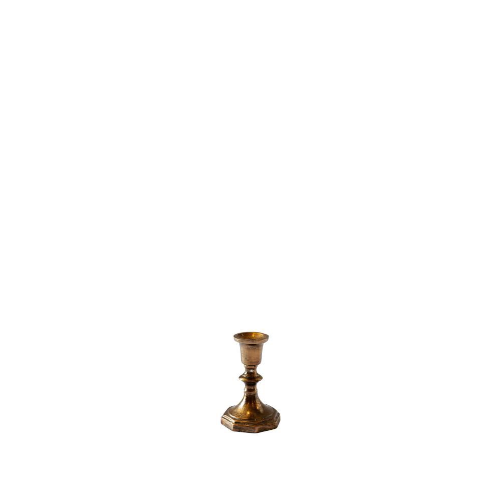 CANDELIERE ALLUMINIO D.8 CM H.12 CM (M) RAME