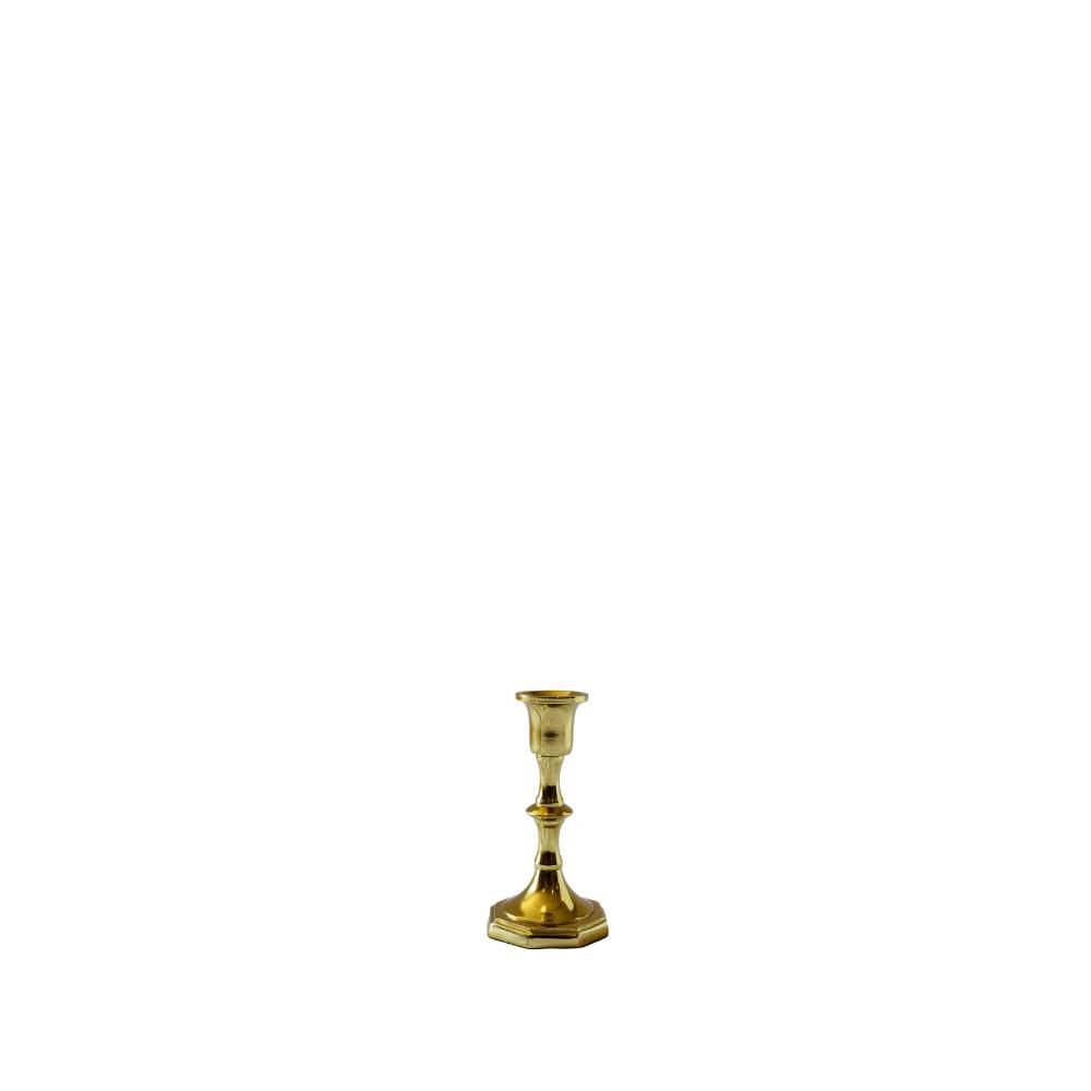 CANDELIERE ALLUMINIO D.8 CM H.15 CM (L) ORO LUCIDO CANDELIERE ALLUMINIO D.8 CM H.15 CM (L) ORO LUCIDO