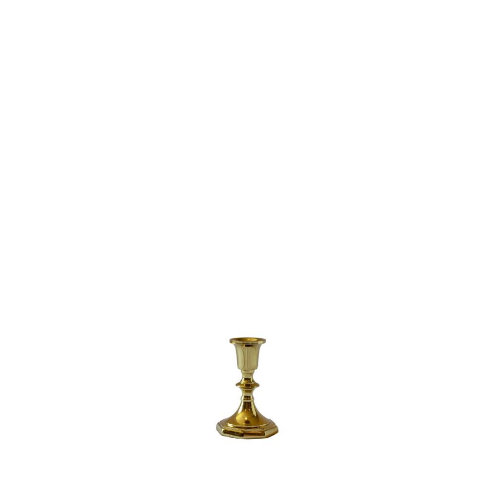 CANDELIERE ALLUMINIO D.8 CM H.12 CM (M) ORO LUCIDO CANDELIERE ALLUMINIO D.8 CM H.12 CM (M) ORO LUCIDO