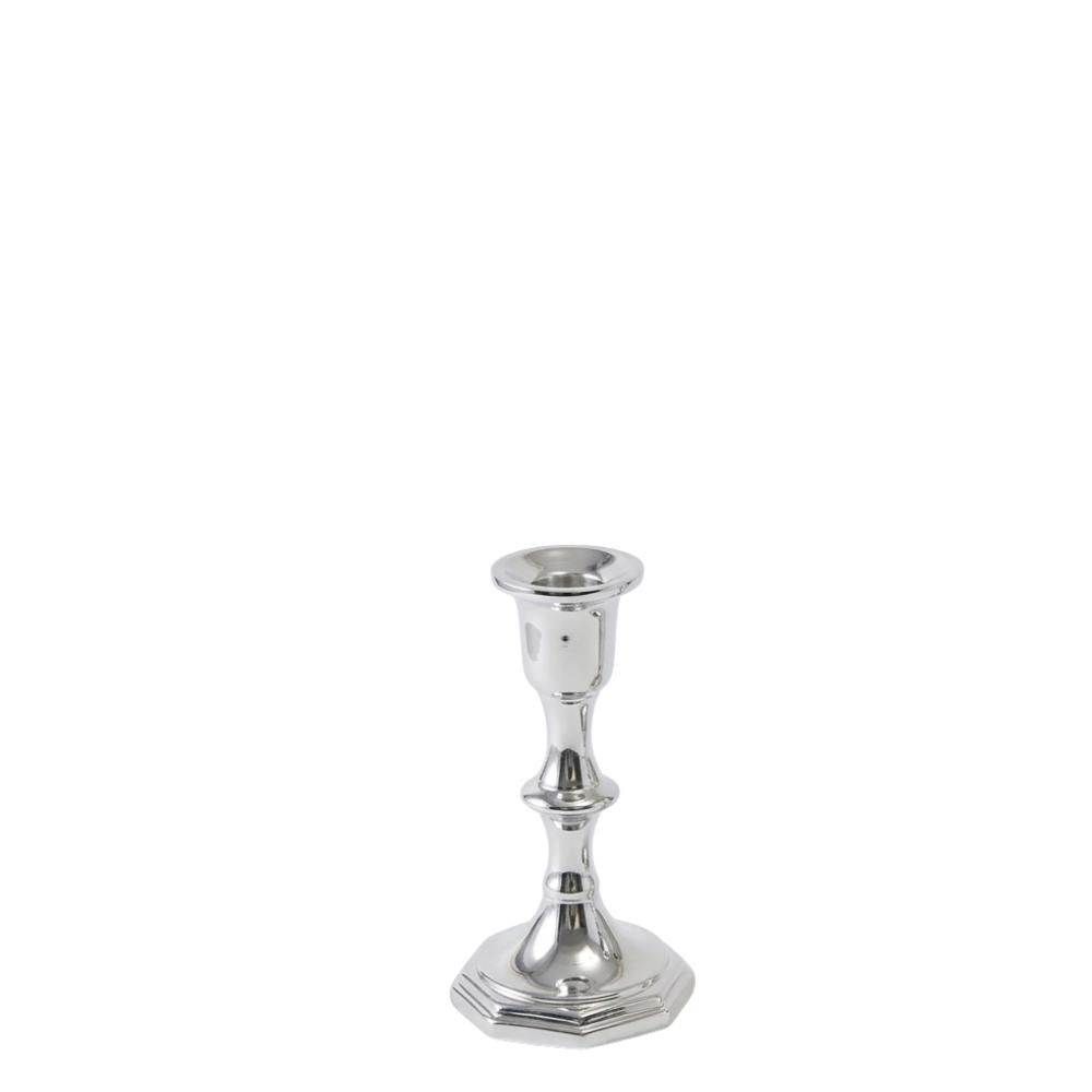 CANDELIERE ALLUMINIO D.8 CM H.15 CM (L) ARGENTO LUCIDO CANDELIERE ALLUMINIO D.8 CM H.15 CM (L) ARGENTO LUCIDO