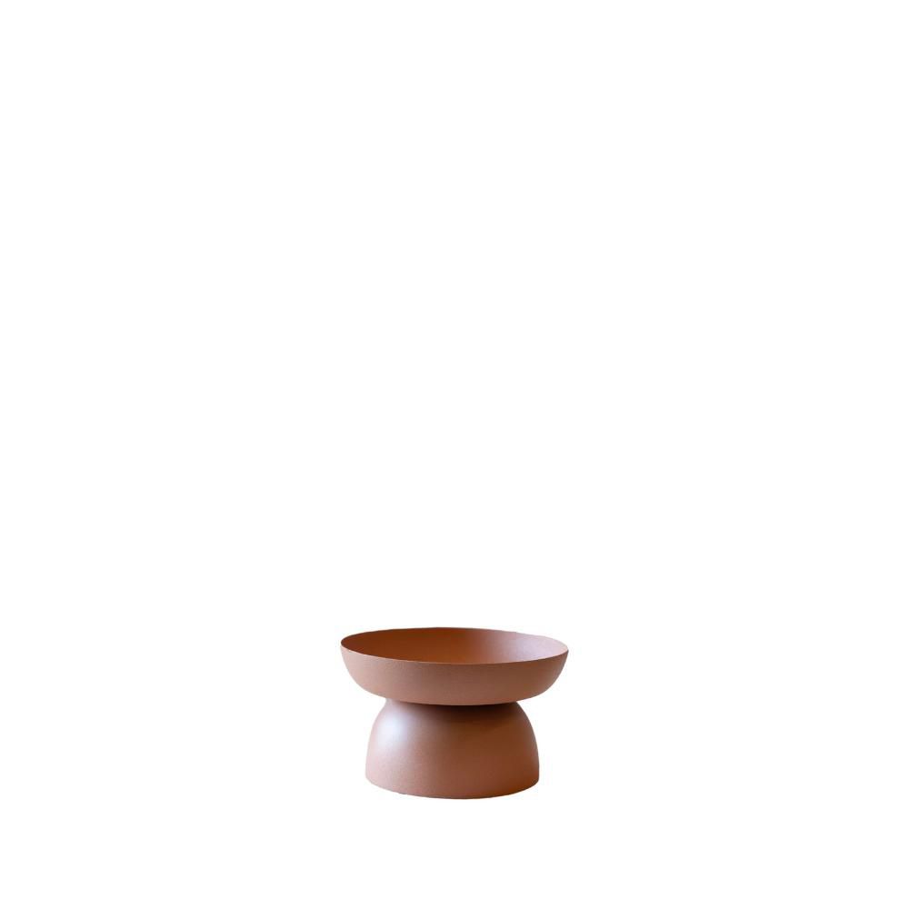 ALZATA METALLO D.14 CM H.8 CM – ECLETTICA – TERRACOTTA ALZATA METALLO D.14 CM H.8 CM – ECLETTICA – TERRACOTTA