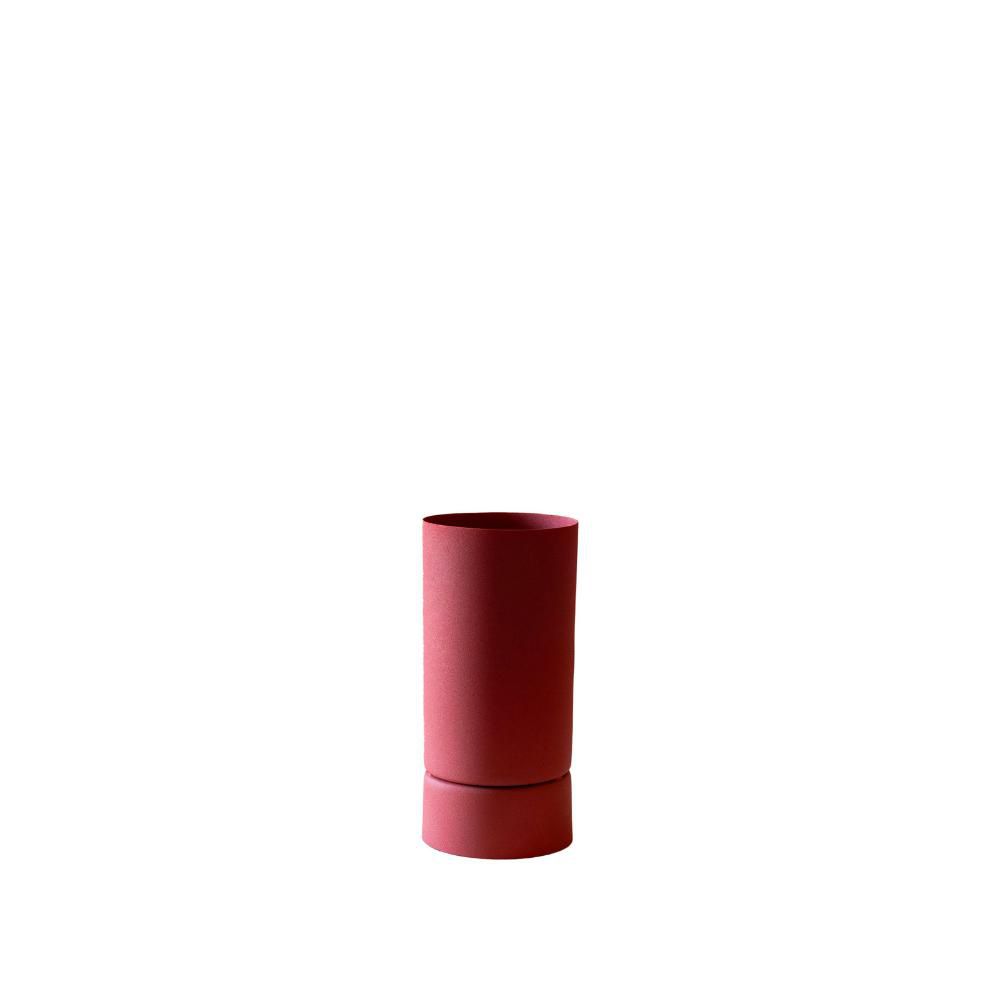 VASO CILINDRICO METALLOD.8,5 CM H.18,5 CM (L) ROSSO VASO CILINDRICO METALLOD.8,5 CM H.18,5 CM (L) ROSSO