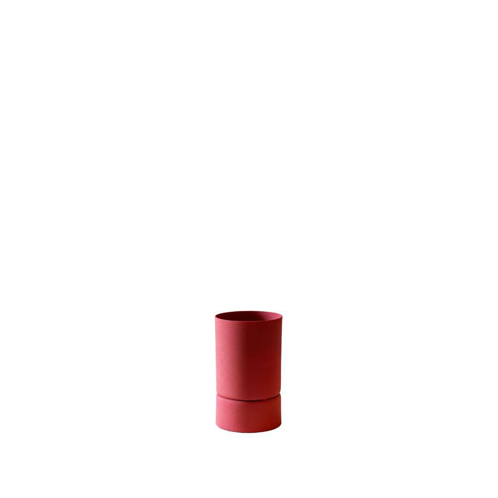 VASO CILINDRICO METALLOD.8,5 CM H.14,5 CM (M) ROSSO VASO CILINDRICO METALLOD.8,5 CM H.14,5 CM (M) ROSSO