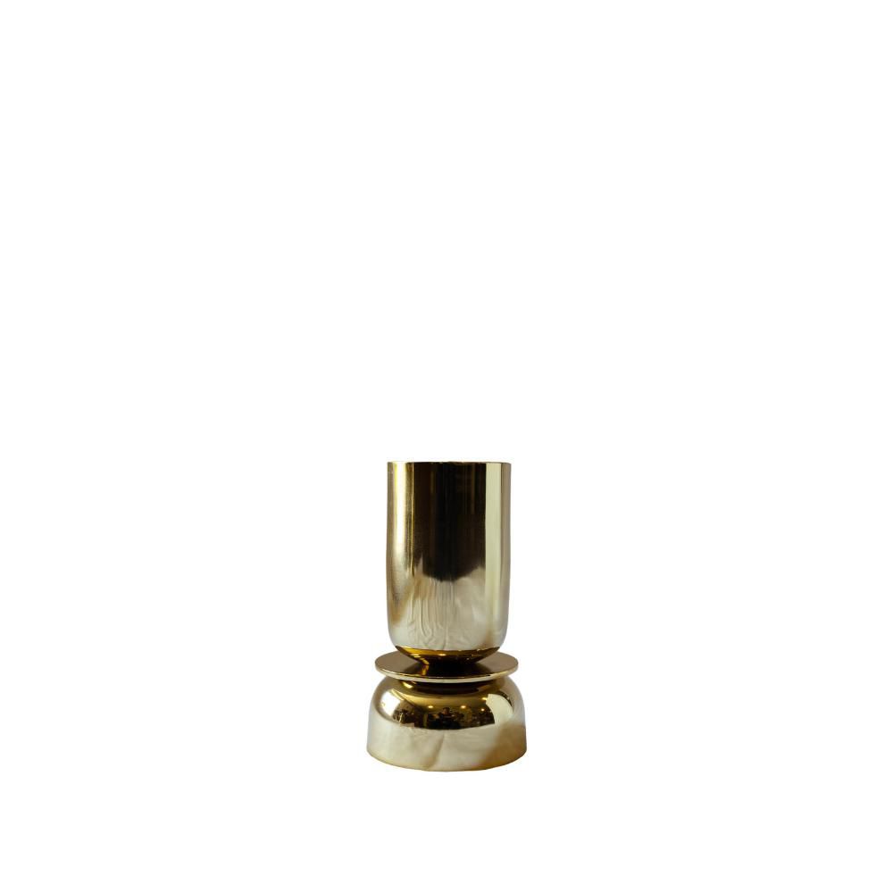 VASO ALLUMINIO D.12 CM H.22 CM (S) ORO LUCIDO VASO ALLUMINIO D.12 CM H.22 CM (S) ORO LUCIDO