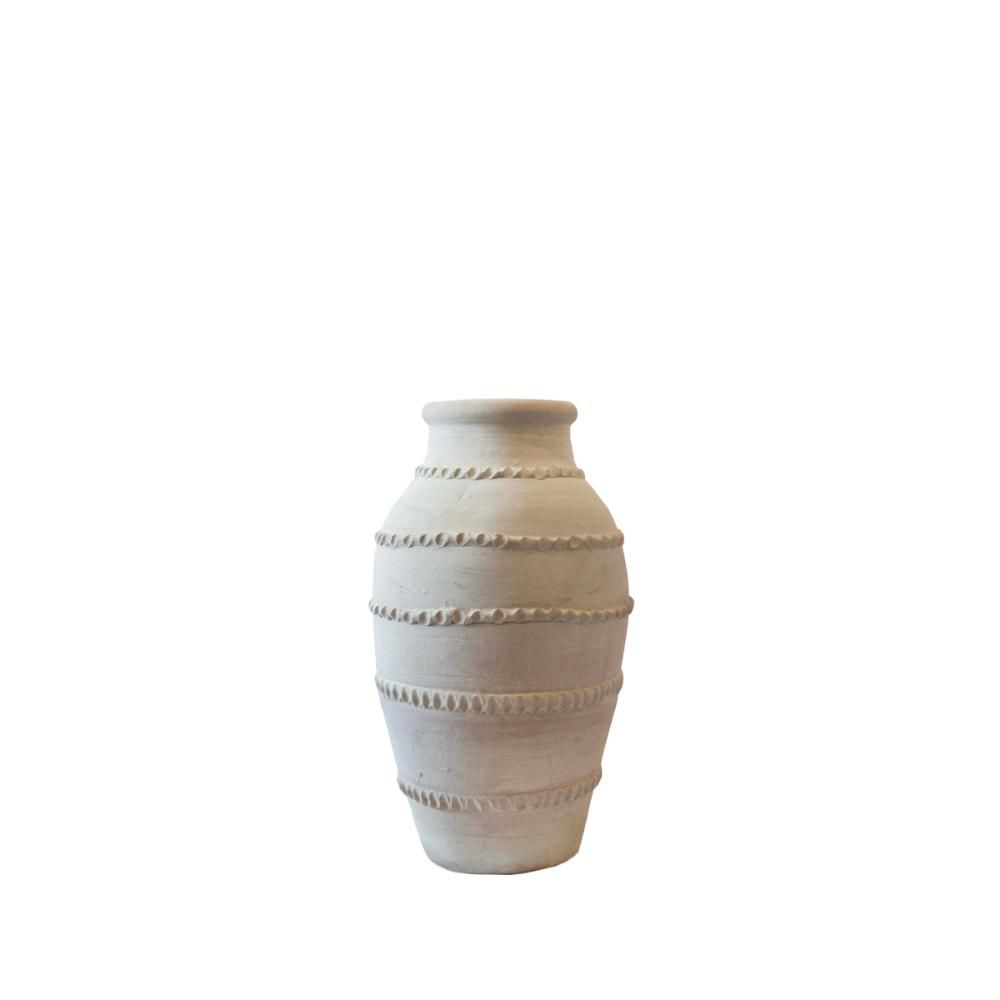 ANFORA TERRACOTTA C/DECORI H.80 CM NATURALE ANFORA TERRACOTTA C/DECORI H.80 CM NATURALE