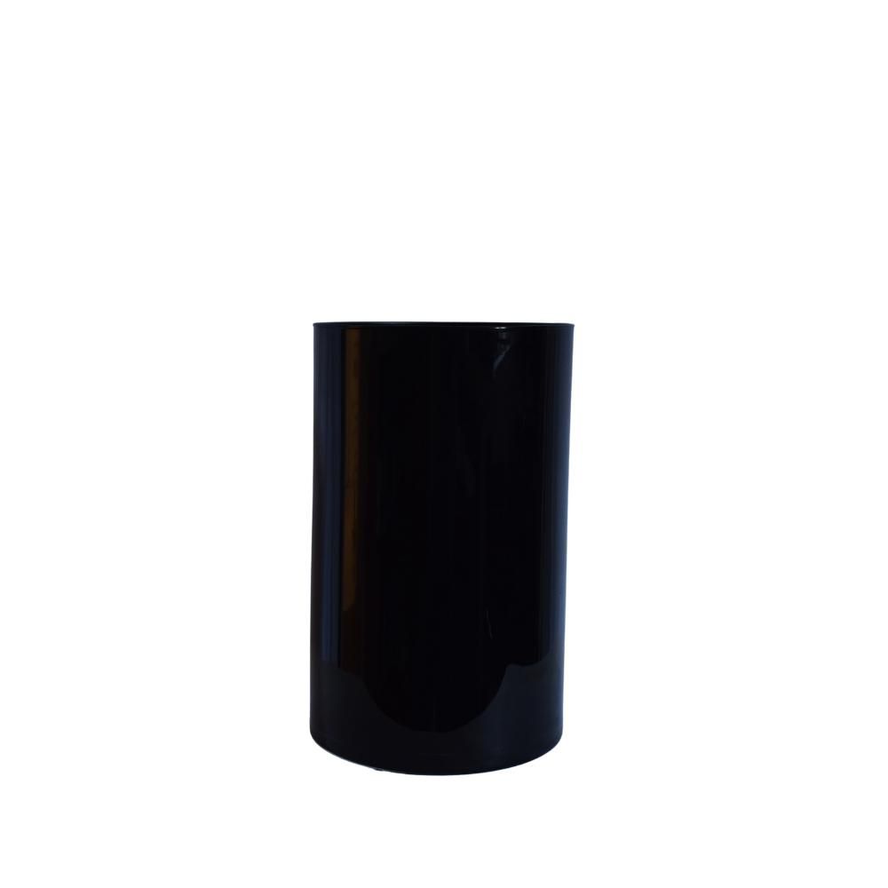 CILINDRO VETRO D.20 CM H.30 CM NERO CILINDRO VETRO D.20 CM H.30 CM NERO