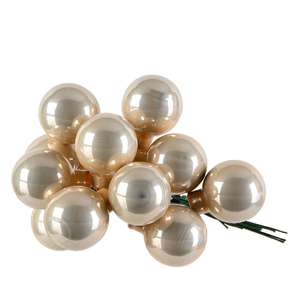 SET 144 SFERE PICK VETRO MM.20 PERLA