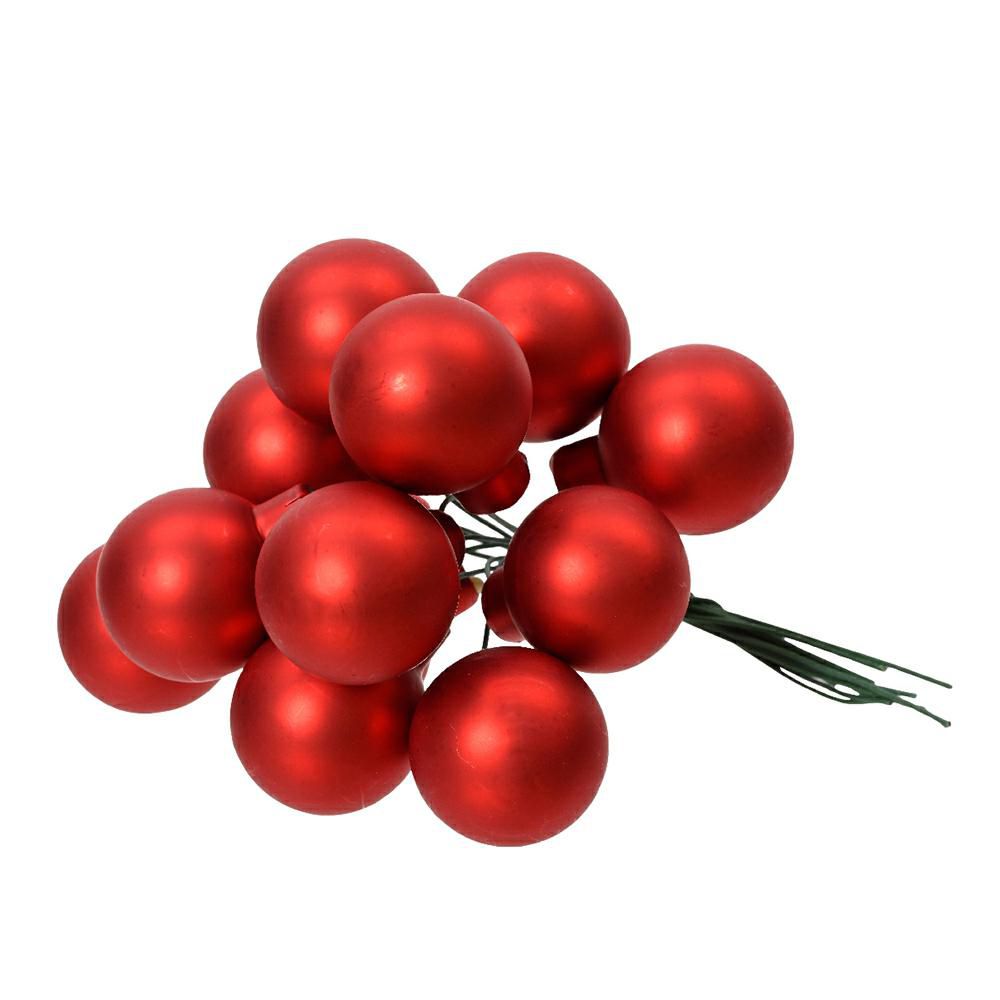 SET 144 SFERE PICK VETRO MM.20 ROSSO SATINATO SET 144 SFERE PICK VETRO MM.20 ROSSO SATINATO