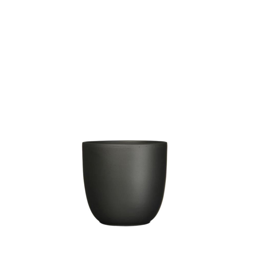VASO CERAMICA TONDO D.31 CM H.28,5 CM -TUSCA- NERO MATT VASO CERAMICA TONDO D.31 CM H.28,5 CM -TUSCA- NERO MATT
