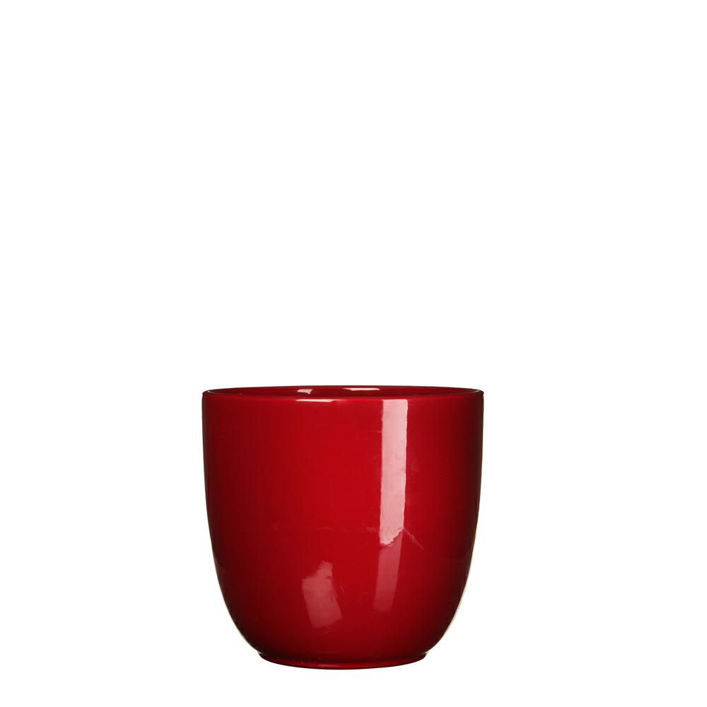 VASO CERAMICA TONDO D.14,5 CM H.14 CM -TUSCA- ROSSO VASO CERAMICA TONDO D.14,5 CM H.14 CM -TUSCA- ROSSO