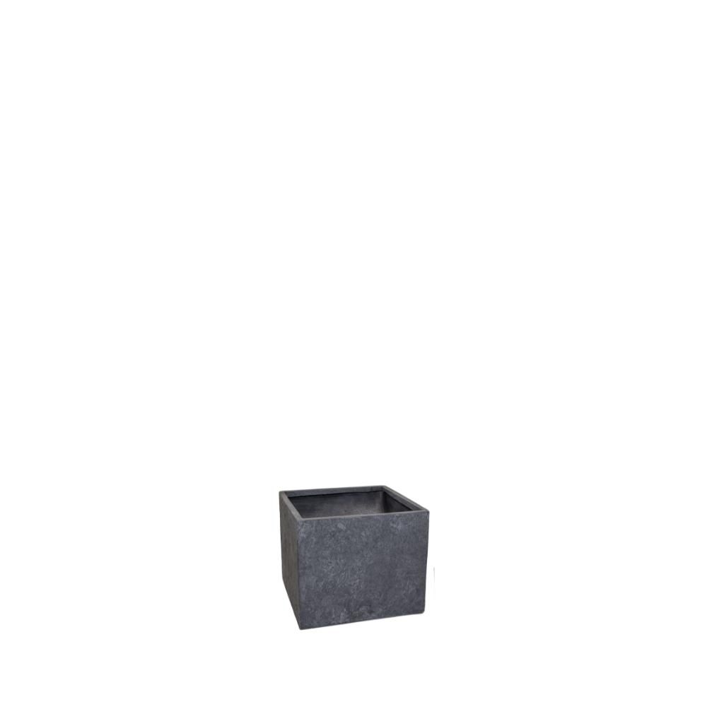 FIORIERA RESINA 23X23 CM H.23 CM -ARIZONA CUBI- GRIGIO FIORIERA RESINA 23X23 CM H.23 CM -ARIZONA CUBI- GRIGIO