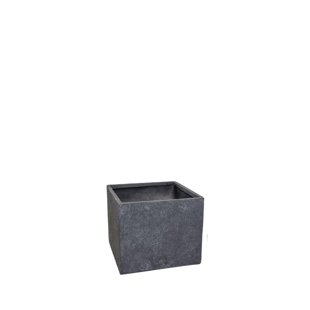 FIORIERA RESINA 34X34 CM H.30 CM -ARIZONA CUBI- GRIGIO FIORIERA RESINA 34X34 CM H.30 CM -ARIZONA CUBI- GRIGIO