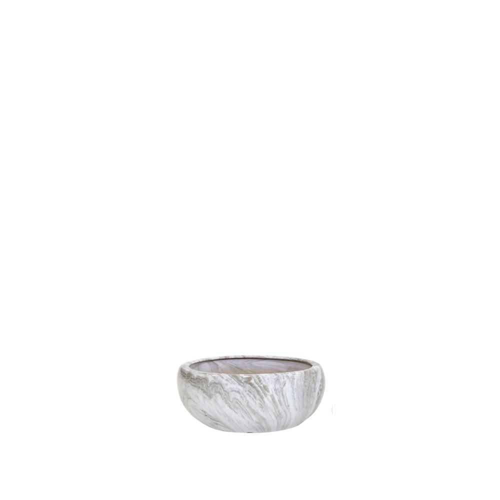 BOWL CERAMICA D.33 CM H.17 CM -EMPEROR EGG- GRIGIO