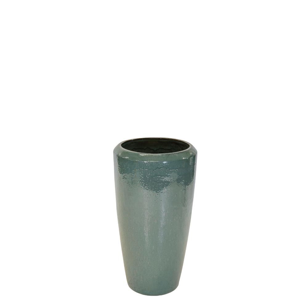VASO CERAMICA D.30 CM H.50 CM -NOBLE HELLAS- VERDE VASO CERAMICA D.30 CM H.50 CM -NOBLE HELLAS- VERDE