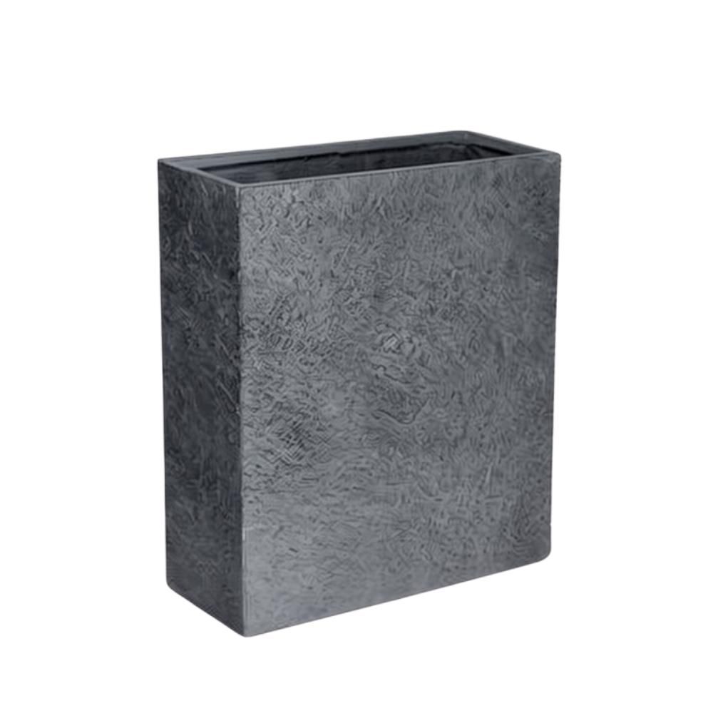 FIORIERA RESINA 80X30 CM H.92 CM -ARIZONA- GRIGIO