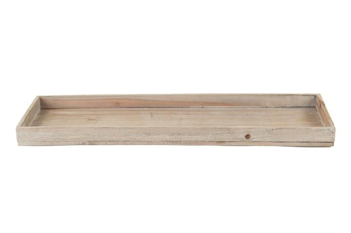 VASSOIO LEGNO RETTANGOLARE 60X20X4 CM WASHED NATURALE VASSOIO LEGNO RETTANGOLARE 60X20X4 CM WASHED NATURALE