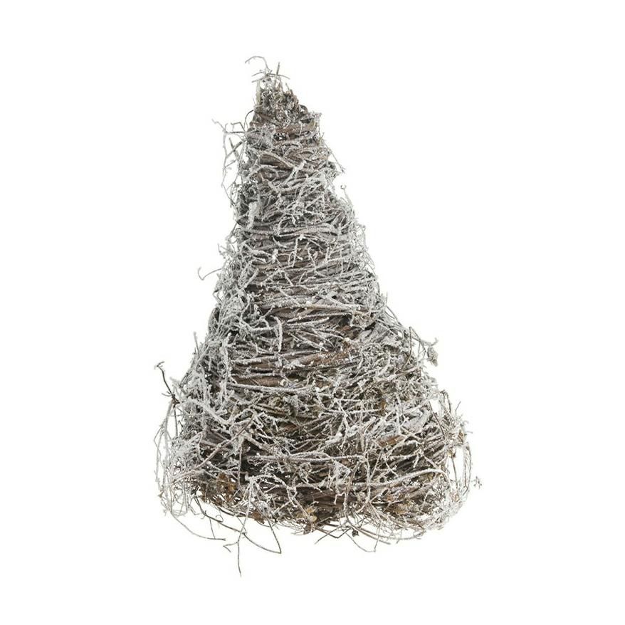 ALBERO RAMETTI BETULLA H.60 CM -XMAS- INNEVATO BIANCO