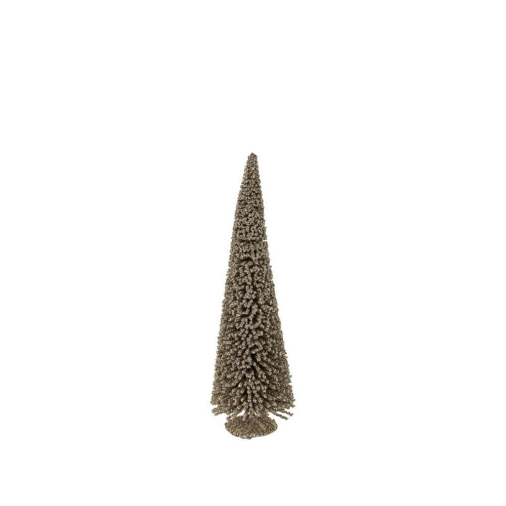 ALBERO NATALE METALLO D.19 CM H.60 CM -OTIS L- ORO