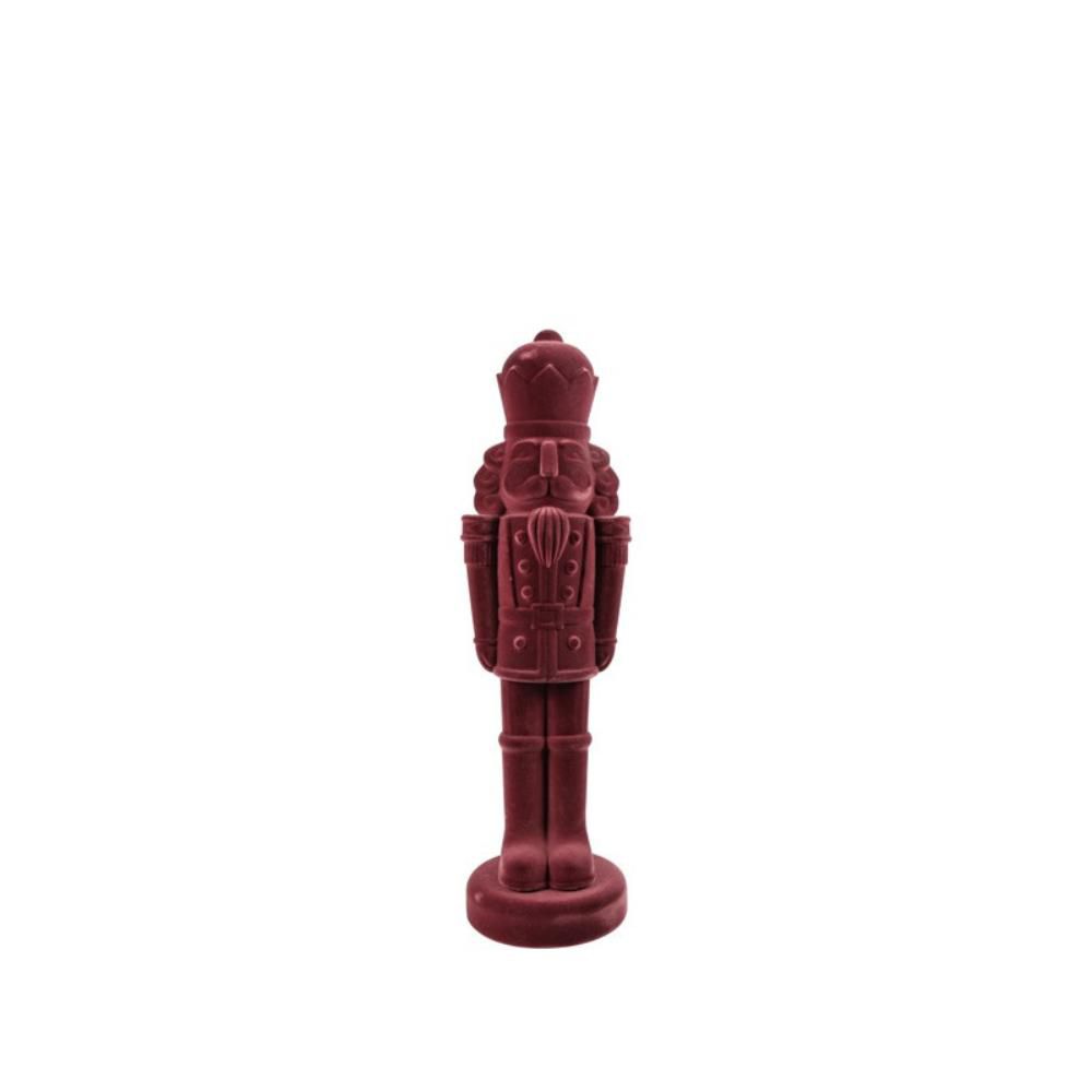 SCHIACCIANOCI RE VELLUTO -KING L- D.22,90 CM H.81 CM BORDEAUX