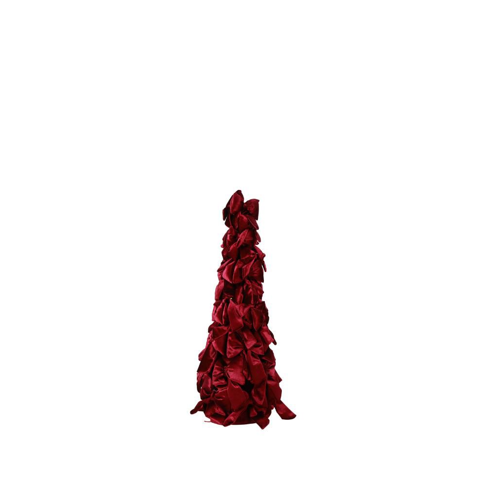 ALBERO C/FIOCCHI VELLUTO -ROYALS L- D.60 CM H.60 CM VIOLA