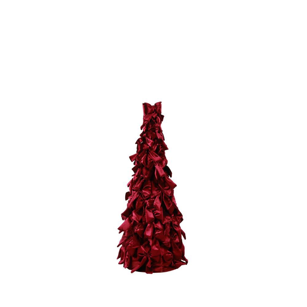 ALBERO C/FIOCCHI VELLUTO -ROYALS XL- D.80 CM H.80 CM VIOLA