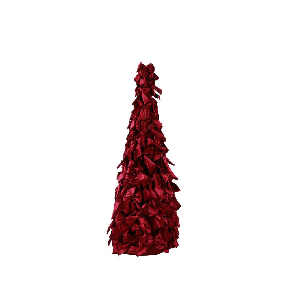 ALBERO C/FIOCCHI VELLUTO -ROYALS XXL- D.100 CM H.100 CM VIOLA