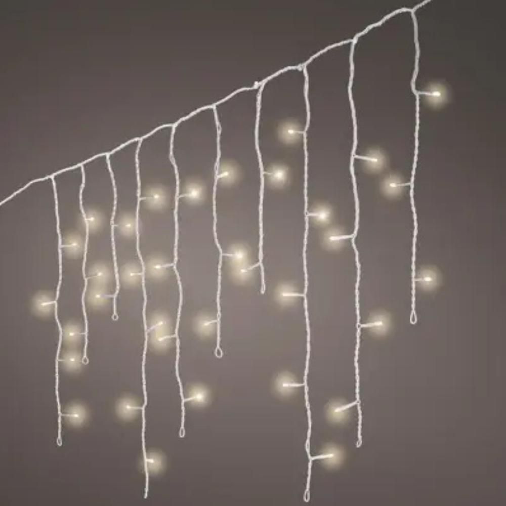 TENDA 490 LED 200X50 CML.CALDA/F.BIANCO -ICICLE- ESTERNO