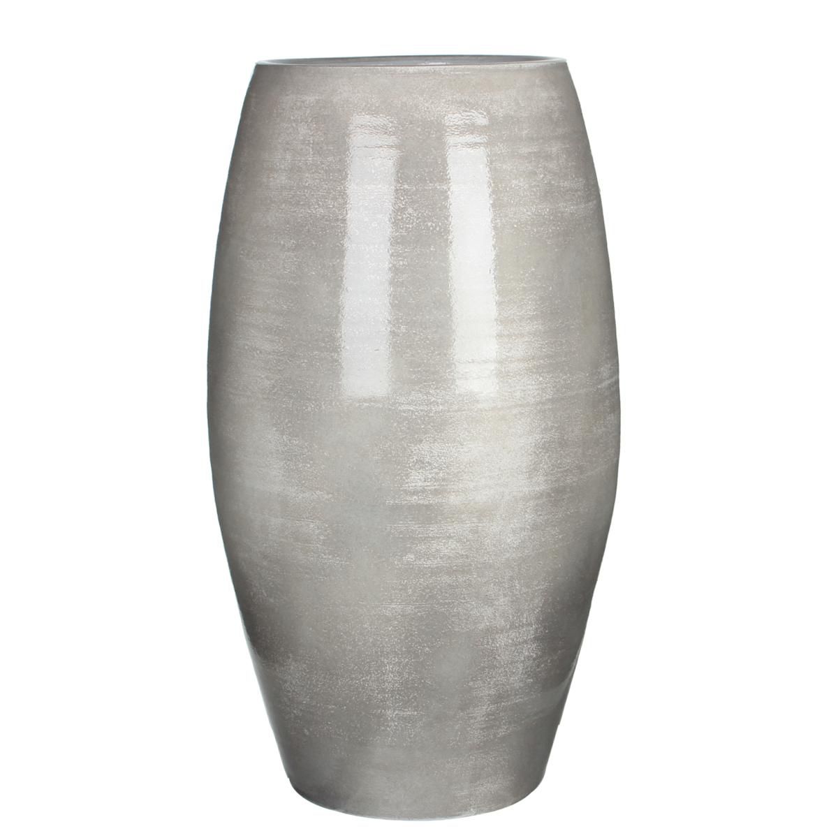 VASO CERAMICA D.39 CM H.70 CM -LESTER- GRIGIO VASO CERAMICA D.39 CM H.70 CM -LESTER- GRIGIO