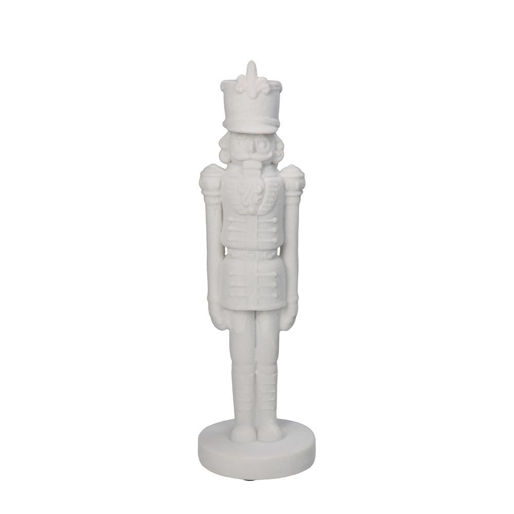 SCHIACCIANOCI POLIRESINA H.24 CM BIANCO