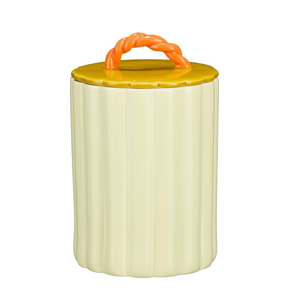 BARATTOLO C/COPERCHIO CERAMICA D.13,5 H.20 CM -LIZZY- VERDE BARATTOLO C/COPERCHIO CERAMICA D.13,5 H.20 CM -LIZZY- VERDE