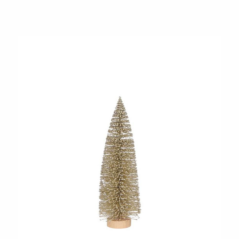 ALBERINO LUREX C/BASE LEGNO D.8 CM H.25 CM ORO ALBERINO LUREX C/BASE LEGNO D.8 CM H.25 CM ORO