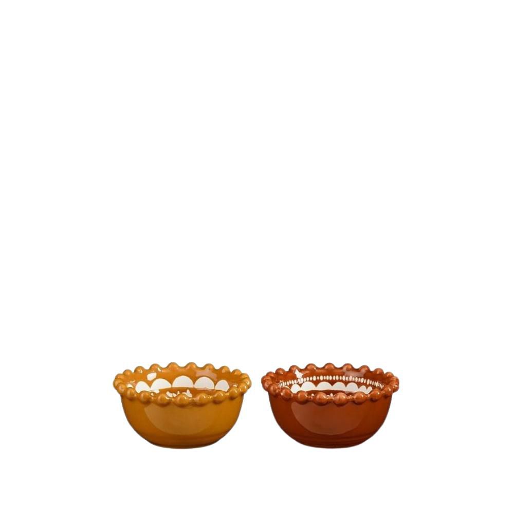 SET 8 BOWL CERAMICA D.9CM H.4 CM -LAYLA- OCRA/TERRA SET 8 BOWL CERAMICA D.9CM H.4 CM -LAYLA- OCRA/TERRA