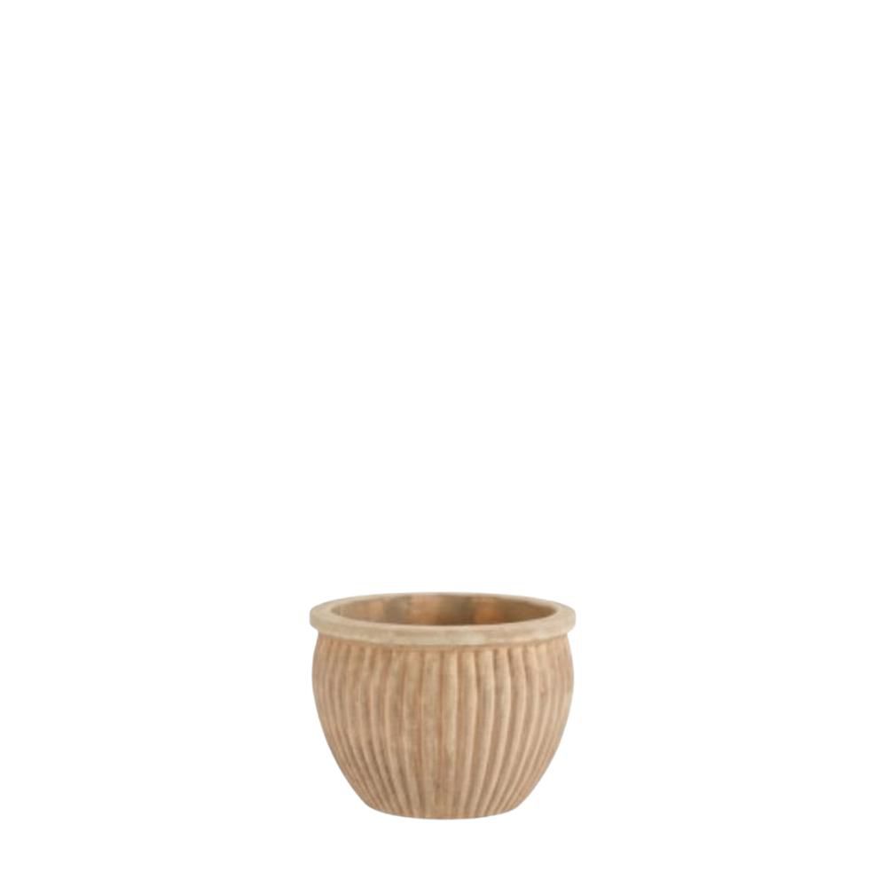 VASO TERRACOTTA D.33 CMH.24 CM -BELIZE- NATURALE