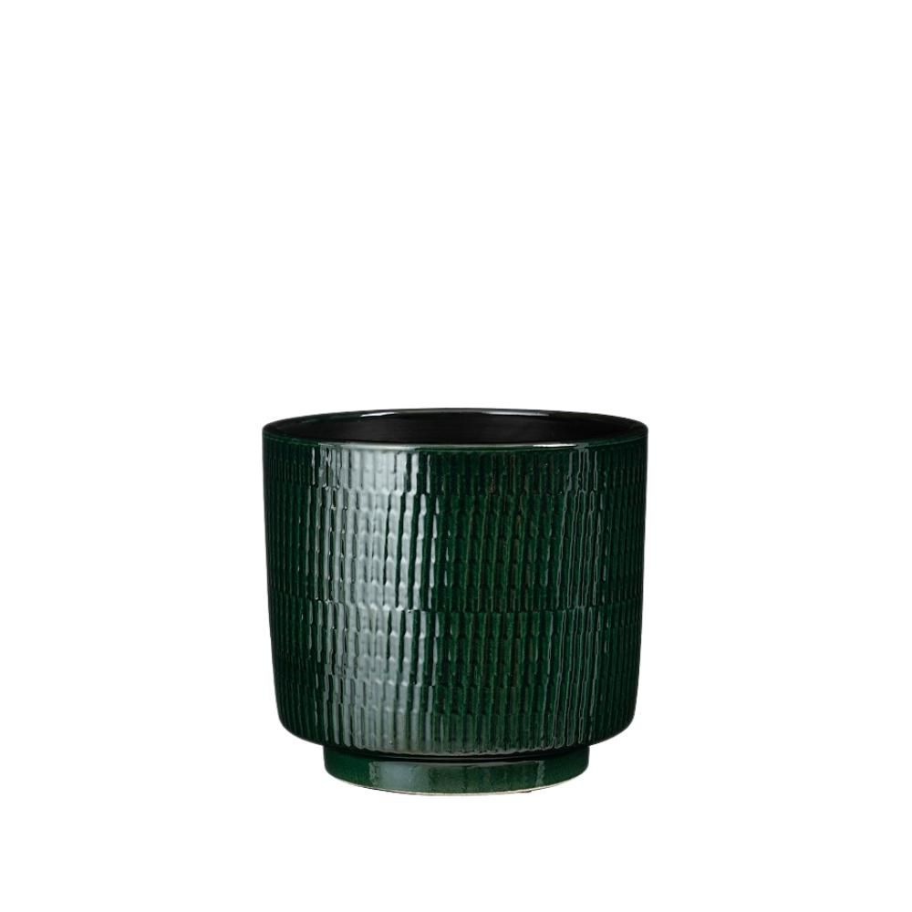 VASO CERAMICA D.24 CM H.22 CM -WILLIAM- VERDE VASO CERAMICA D.24 CM H.22 CM -WILLIAM- VERDE