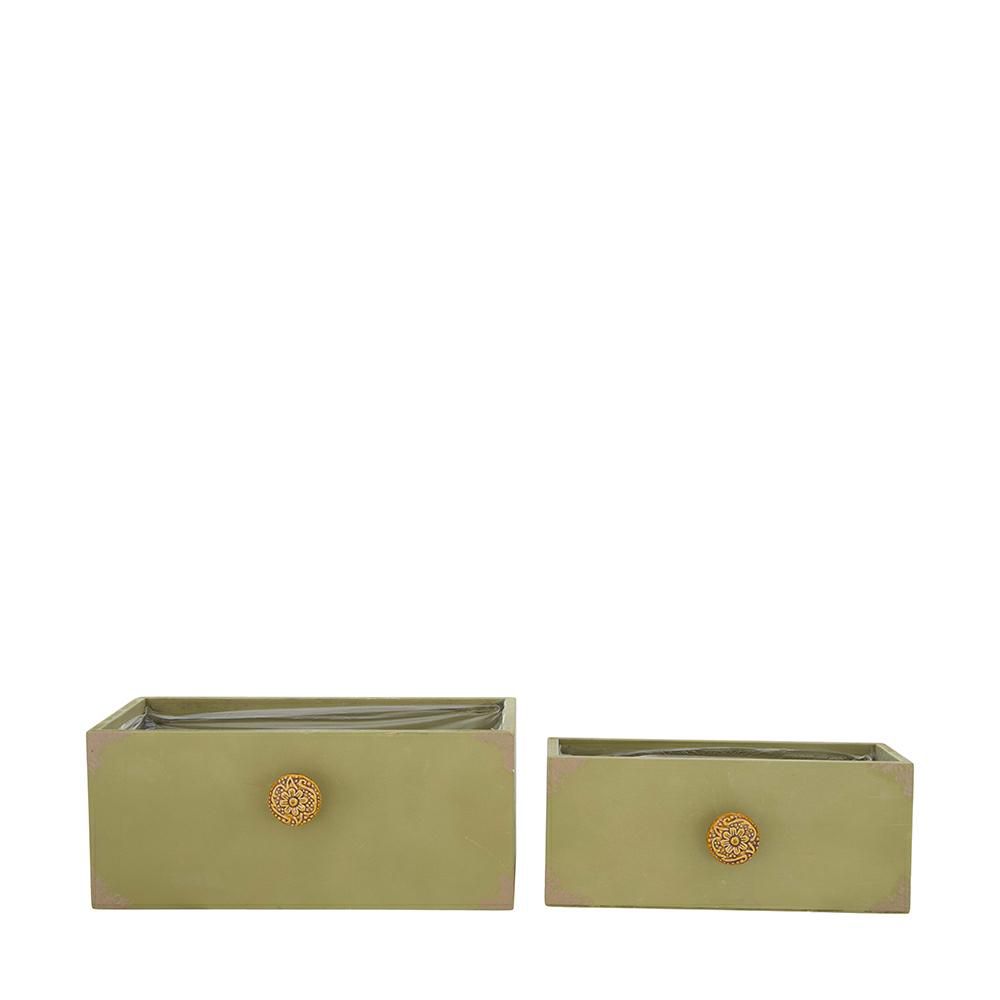 SET 2 CASSETTI LEGNO 28-24X16,5-12 CM H.12-10 CM NATURALE SET 2 CASSETTI LEGNO 28-24X16,5-12 CM H.12-10 CM NATURALE