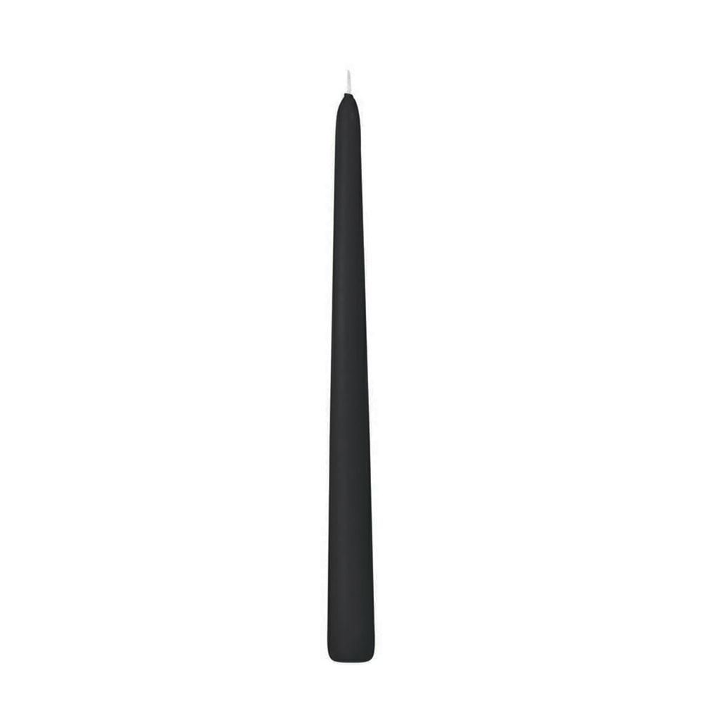 CANDELA CONICA D.2,5 CMH.30 CM -300/25- CONF. PZ.12 NERO