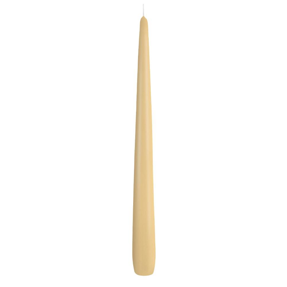 CANDELA CONICA D.2,5 CMH.30 CM -300/25- CONF. PZ.12 CHAMPAGNE