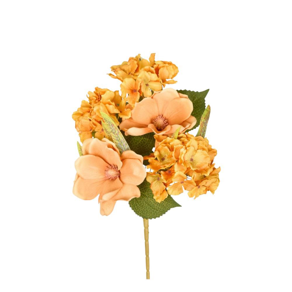 MAGNOLIA/HYDRANGEA FRONTALE CM.45 GIALLO