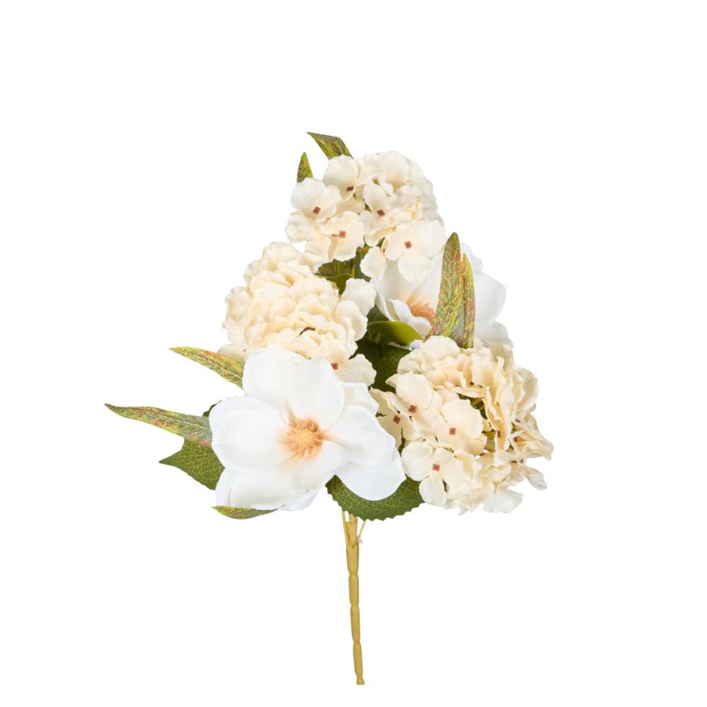 MAGNOLIA/HYDRANGEA FRONTALE CM.45 CREMA