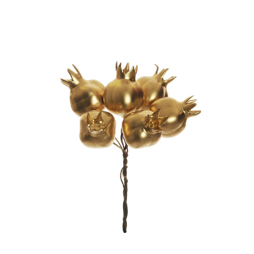 SET 6 MELOGRANI PICK 6XD.2,5 CM H.11 CM ORO SET 6 MELOGRANI PICK 6XD.2,5 CM H.11 CM ORO
